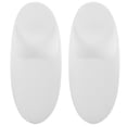thumbnail image 1 of HEALEEP Toothbrush Container 2Pcs Wall Mounted for Bathroom Use White Silicone, 1 of 7