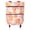 Pink, variant on SeekLGT Foldable Shopping Bag with Wheels 2 in 1 Rolling Grocery Cart Expandable Utility Tote Bag Reusable Collapsible Trolley Bag Cart for Supermarket Travel Laundry, 1 pc