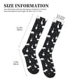 thumbnail image 4 of Pofeuu Fashionable Goose Print Compression Socks for Women & Men Circulation - Best Support for Nurses,Running,Athletic,Sports, 4 of 7