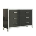 thumbnail image 4 of M optimized 47" 6-Drawer Dresser Elegant High Gloss Dresser Chest Storage Cabinet with Drawers for Living Room Bedroom Kitchen Entryway Hallway, 4 of 7