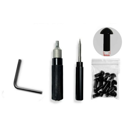 New Style Car S Truck Tire Wheel Repair Plugger Kit Mushroom Plug Probe Nozzle