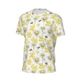 thumbnail image 6 of Wukai Sweet Honey Print Men's Short-Sleeved Mesh T-Shirt,Quick-Dry Short Sleeve Workout T-Shirt-4X-Large, 6 of 8