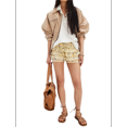 thumbnail image 3 of Women Floral Ruffle Layered Mini Shorts Cute Frilly Micro Bloomers Puffy Bubble Bottoms S, 3 of 8