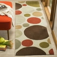 thumbnail image 3 of SAFAVIEH Modern Art MDA615A Handmade Ivory / Multi Rug, 3 of 7