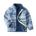 thumbnail image 1 of AAMILIFE Boys Polar Fleece Warm Coat Zip-up Lightweight Long Sleeve Jacket, 1 of 10