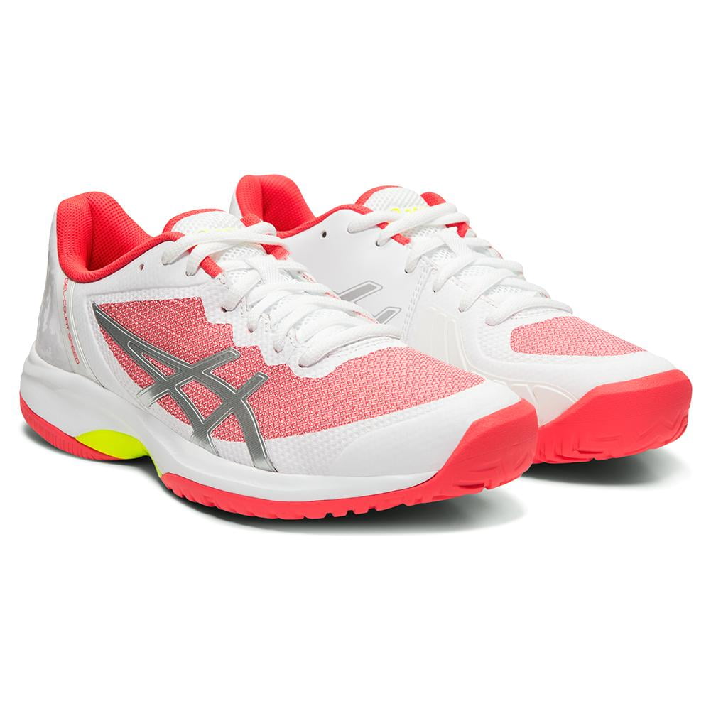 Women's ASICS GEL-Court Speed Tennis White/Laser Pink 9 B - Walmart.com
