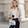 thumbnail image 2 of Pzuqiu Blue Cat Women Leather Crossbody Bag Lightness Craftsmanship Quilted Crossbody Purse for Women with Chain Strap Functional Fashion for Party and Special Occasions, 2 of 7