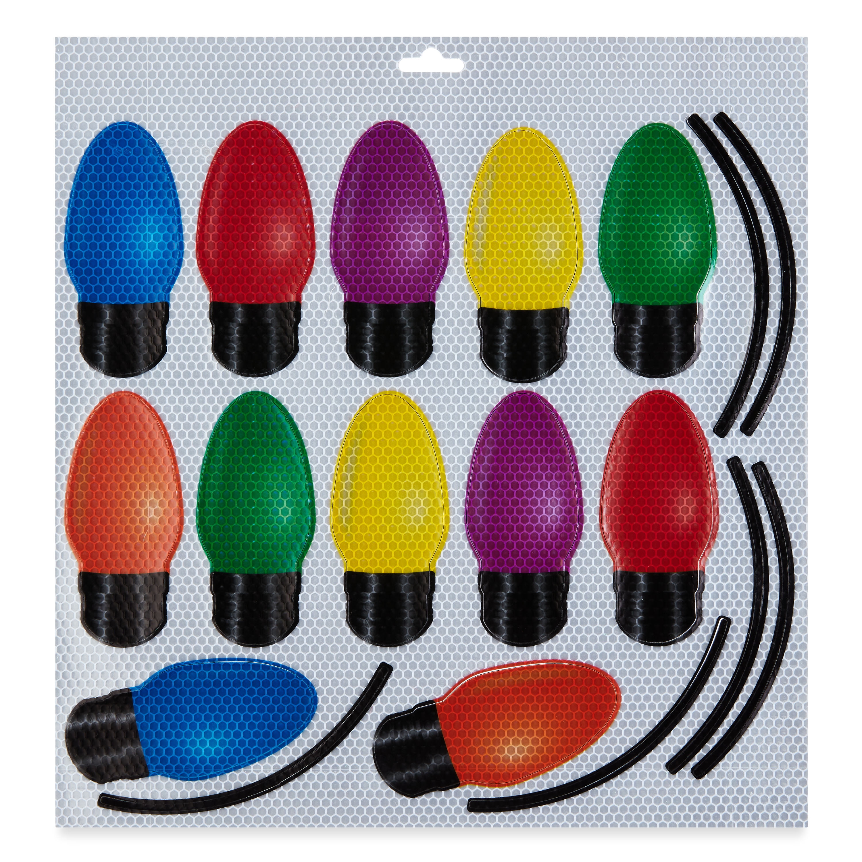 HOLIDAY TIME BULB CAR MAGNETS