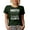 Military Green, variant on Math, The Only Subject That Counts - Funny Mathematics Pun Quote, Black T-Shirt, Small