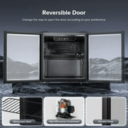 Havato 1.3Cu.Ft Beverage Cooler, 12 Bottles and 48 Cans Mini Refrigerator, Electronic Touch LED Light, Home/Bar/Office