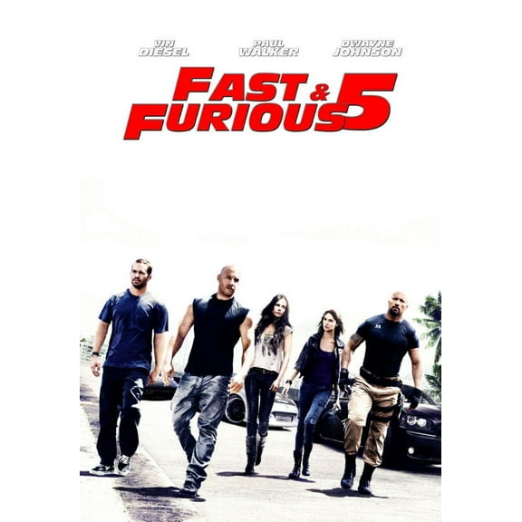 Fast Five Movie Poster 24x36 Art Poster 24x36 Unframed, Age: Adults, Rectangle Best Posters