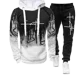 thumbnail image 4 of Chándal informal con estampado de fe original para hombre, sudadera y pantalones de chándal, conjunto de 2 piezas, ropa deportiva, tendencia de moda, Otoño e Invierno, 4 of 5