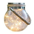thumbnail image 2 of BVXEEP Solar Lights Outdoor, Solar Copper Wire Lamp Crack Glass Jar Outdoor Garden Decoration Tree Lamp, 2 of 9