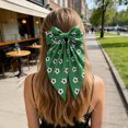 thumbnail image 3 of Hairpin Extra Large Ribbon Bowknot Design Back Head Hair Clip Soccer Pattern Spring Hair Pin Party Hair Accessory, 3 of 8