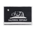 thumbnail image 2 of California Flag (Black) Iron On Patch, 2 of 2