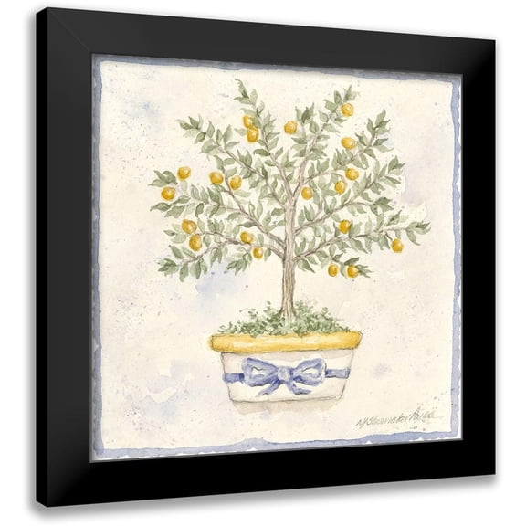 Pallan, Nancy S. 12x12 Black Modern Framed Museum Art Print Titled - French Topiary I