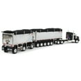 thumbnail image 3 of First Gear DCP 1/64 Black/Chrome Kenworth T800 w/ Chrome East Genesis II End Dump Trailers 60-1572, 3 of 6
