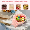 thumbnail image 3 of Lovely Easter Ceramic Tableware Dining Table Decor Fun Bunny Model Bowl, 3 of 5