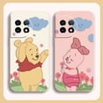thumbnail image 4 of Case For Oneplus 5 6 9 9R 8 8T 7 7T A3 2 2V NORD 3 2 Lite Pro Simple Liquid Silicone Case Piglet Winnie the Pooh Bear, 4 of 5