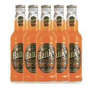 Hank's Genuine Gourmet Orange Cream Soda, 12 fl oz Bottles – Premium Craft Soda with Citrus, Creamy Flavor – Nostalgic Creamsicle Taste, Pack of 5