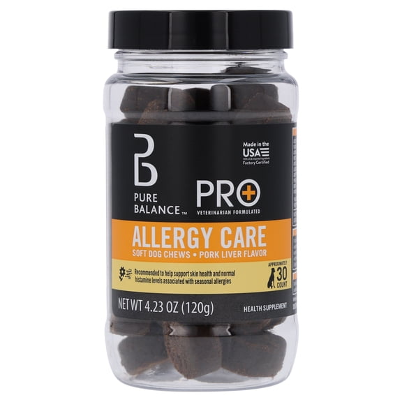 Pure Balance Pro Allergy Care for Dogs, 30 Count Soft Chews