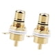 thumbnail image 5 of 2 conectores hembra para montaje en panel, adaptador de terminal de chasis de señal Negro, 5 of 9