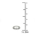 thumbnail image 4 of AoneJewelry 0.30 Carat Diamond Milgrained Wedding Band In 10K Solid Rose, White & Yellow Gold, 4 of 5