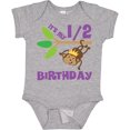 thumbnail image 3 of Inktastic Half Birthday 6 Months Baby Monkey Boys or Girls Baby Bodysuit, 3 of 5