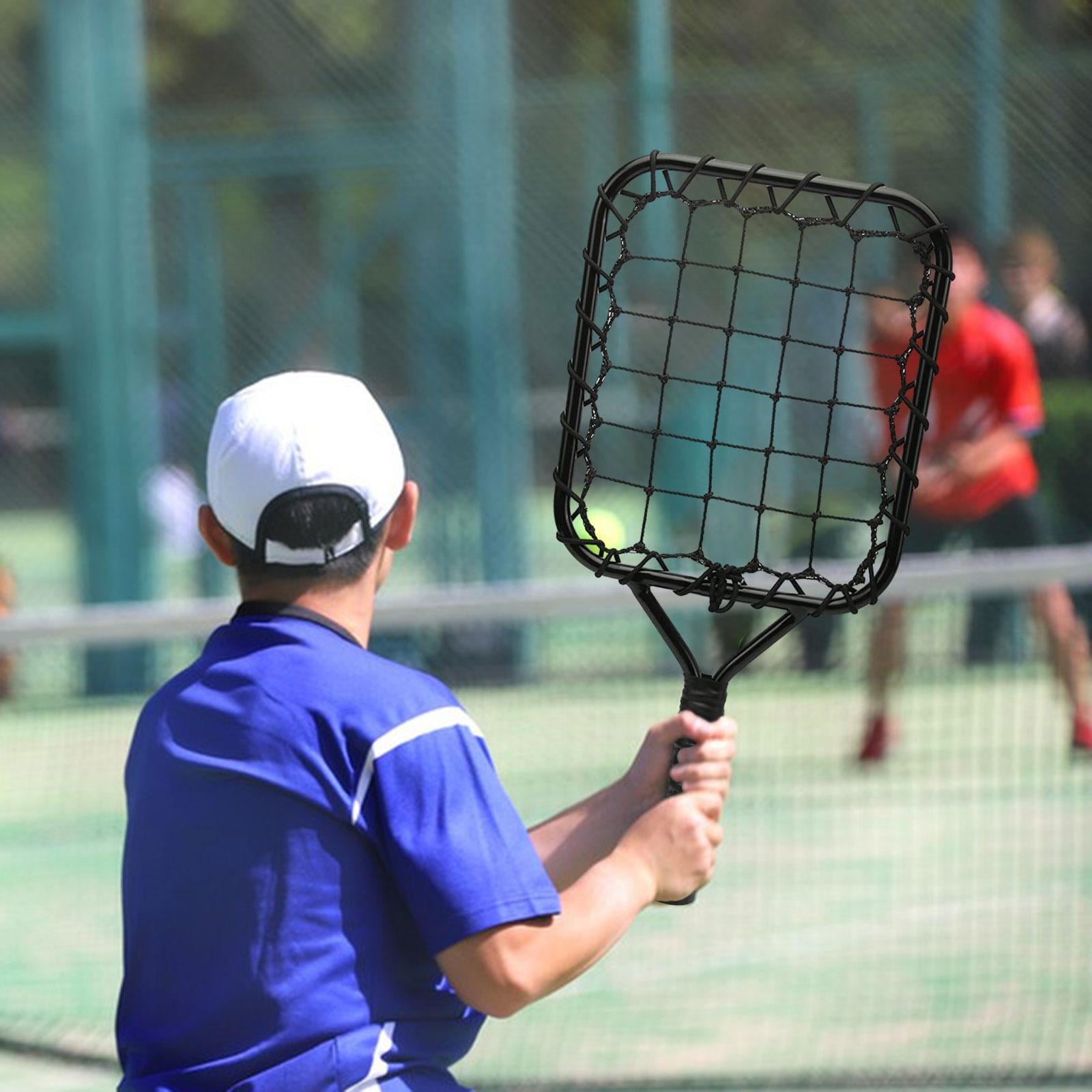 harayaa Baseball Practice Racket, Softball Racquet, Iron Tube Frame Technique Practicing Black