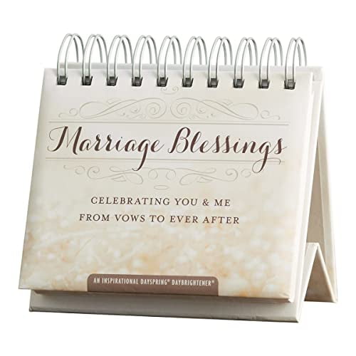 Pre-Owned Marriage Blessings: Celebrating You & Me From Vows to Ever After - An Inspirational DaySpring DayBrightener - Perpetual Calendar, 9781684081424, 1684081424, Paperback,