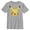 Athletic Heather, variant on Boy's Pokemon Pikachu Wink Face Graphic Tee Athletic Heather Medium