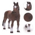 thumbnail image 2 of Miangastore Modèle de Cheval Expansion Pensant Marron PVC 1Pcs, 2 of 8