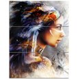 thumbnail image 2 of Design Art - Femme avec Aigles Cheval Blanc, 2 of 3