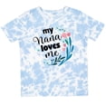 thumbnail image 3 of Inktastic My Nana Loves Me Granddaughter Girls Toddler T-Shirt, 3 of 5