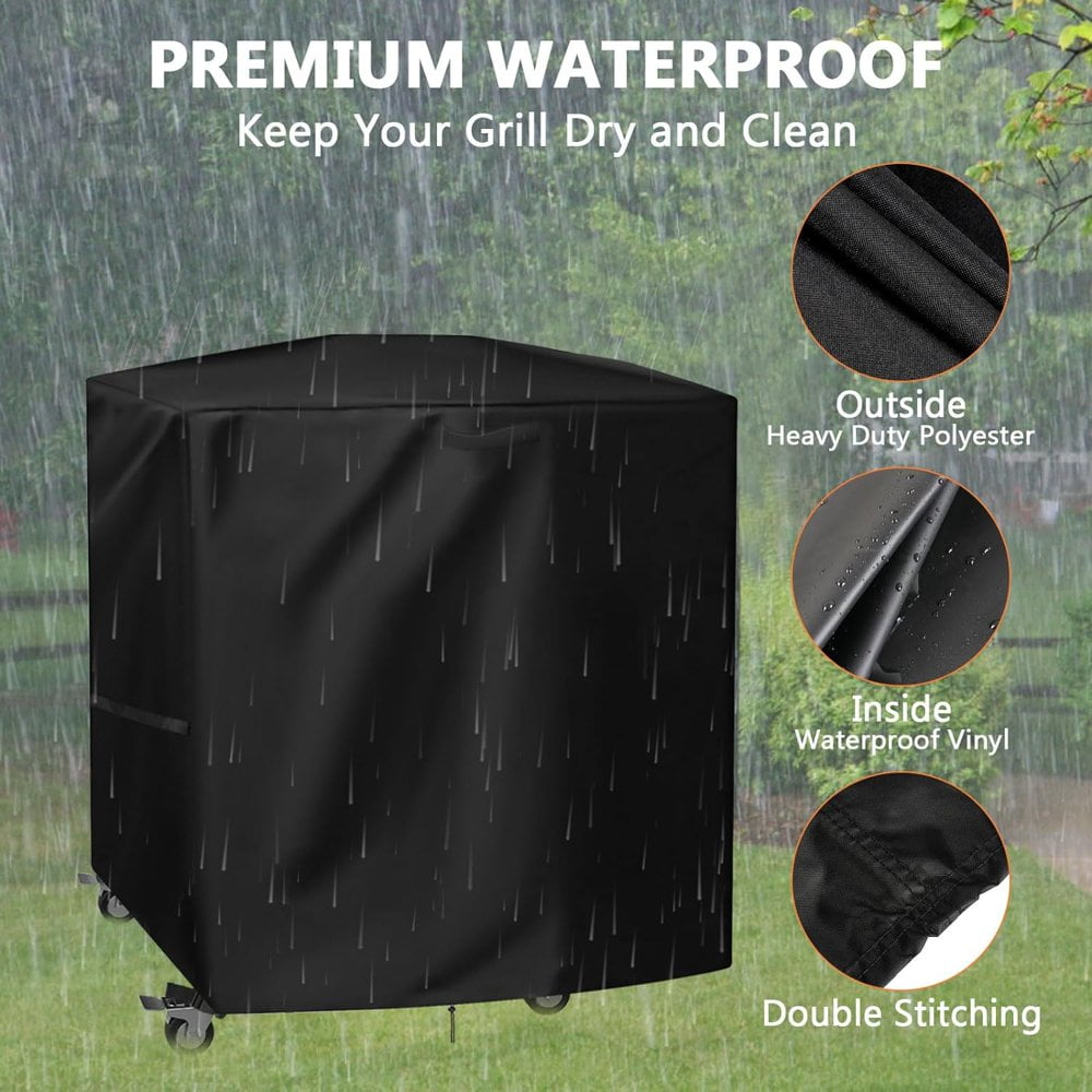 LEEYNEER Grill Cover for Blackstone E-Series 22” Electric Tabletop Griddle with Prep Cart Waterproof Heavy Duty Indoor Griddle Cover