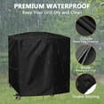 thumbnail image 6 of LEEYNEER Grill Cover for Blackstone E-Series 22” Electric Tabletop Griddle with Prep Cart Waterproof Heavy Duty Indoor Griddle Cover, 6 of 7