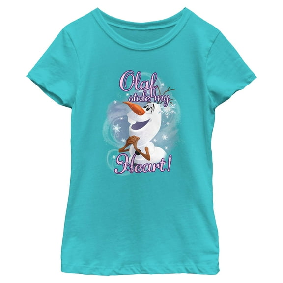 Girl's Frozen Olaf Stole My Heart Graphic T-Shirt