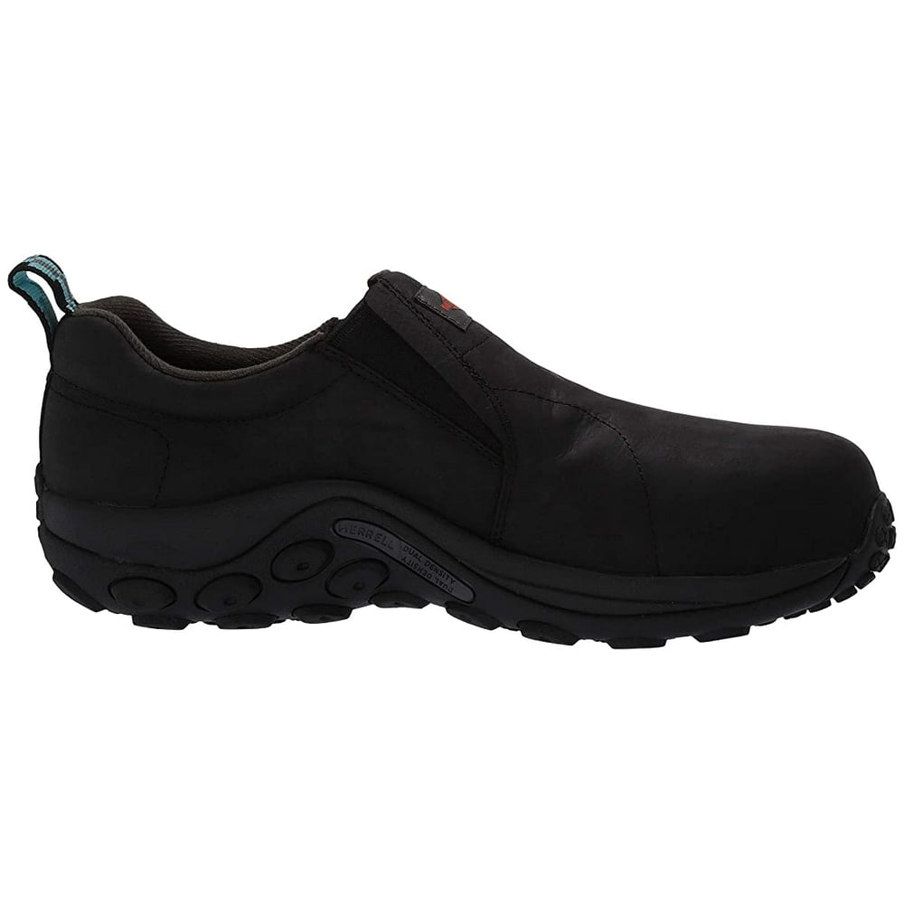 Merrell - Merrell Work Jungle Moc Leather Composite Toe Black - Walmart.com - Walmart.com