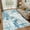 Blue -09, variant on Jamfeel Abstract Rugs Soft Vintage Area Rug Indoor Carpet for Bedroom Living Room Office Home Decor,4'x6',Blue