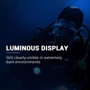 NORTH EDGE Computer 47mm Digital Diving & Outdoor Sport Wristwatch, Stainless Steel, White Face