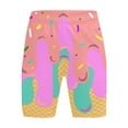 thumbnail image 3 of Summer Children's Boys' Stretch Waist Colorful Ice Cute Pattern Casual Baseball Shorts Five Pair Pants Soft Boys Shorts Beige 5-6 Years, 3 of 4