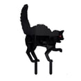 thumbnail image 1 of Carteles de Halloween Inteprter silueta de gato negro decoración para fiestas A, 1 of 6