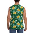 thumbnail image 4 of Pofeuu Tropical Fruit Print Men's Muscle T-Shirt, Sleeveless, Muscle Tank, Classic Muscle Tee Top For Men Casual Sleeveless Muscle T-Shirt Trendy Clothes-Medium, 4 of 7