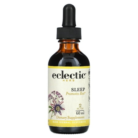 Eclectic Herb Kids Herbal Glycerite, Sleep, 2 fl oz (60 ml)