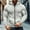 Grey, variant on White Men's Casual Fashionable Solid Color Loose Long Sleeved Hoodie(S)