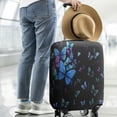 thumbnail image 2 of Black Butterfly Pattern Luggage Cover Fashion Suitcase Cover Baggage Covers Fit 25-28 Inch Luggage (Go Travel), 2 of 5