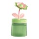 thumbnail image 2 of Humidificador LED, humidificador de aire, luz nocturna, 4 temporizadores, portátil, recargable, para plantas, habitación de niños, oficina, guardería. Verde, 2 of 8