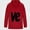 Red, variant on HOMADLES Mens Graphic Hoodies Pullover Loose Fit Long Sleeve Hooded Sweatshirt Casual Tops Green Size L