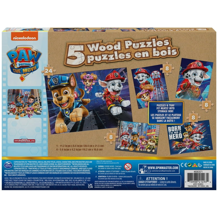 wood puzzles 5-pack, Five Below