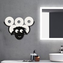Uuiauoio Animals Toilet Paper Holder Funny Toilet Paper Holder Toilet Roll Holder Humorous Wall-Mounted Paper Roll Storage Rack Cute Bathroom Decor Creative Tissue Holder